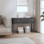 vidaXL Wandtafel 114x40x75 cm massief grenenhout grijs, Huis en Inrichting, Tafels | Bijzettafels, Verzenden, Nieuw