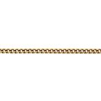 Gouden gourmet schakel ketting | 50 cm (schakelketting), Ophalen of Verzenden, Gebruikt, Overige kleuren, Goud