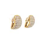 Oorbellen - 18 karaat Geel goud Diamant (Natuurlijk) -, Sieraden, Tassen en Uiterlijk, Oorbellen, Nieuw