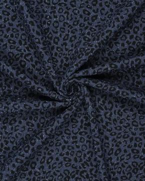 Denim Panter Donker Blauw, Hobby en Vrije tijd, Stoffen en Lappen, Blauw, Nieuw
