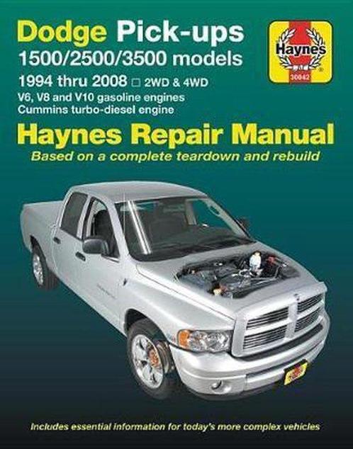 9781620922873 Dodge 1500, 2500  3500 Pick-Ups (94-08) wit..., Boeken, Informatica en Computer, Nieuw, Verzenden