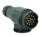 Aanhanger Stekker 13-polig 12 Volt - Zwart, Ophalen of Verzenden, Nieuw