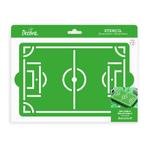 Stencil Voetbalveld 30x20cm, Hobby en Vrije tijd, Verzenden, Nieuw