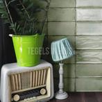Wandtegel life 10x20 mela licht groen glans wandtegel, Doe-het-zelf en Verbouw, Nieuw, Ophalen of Verzenden, 10 m² of meer, Wandtegels