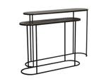 Side Table ‘Bocov’ Set 2 Antique Bronze / Black | Light &amp; Li, Huis en Inrichting, Ophalen, Nieuw