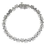 Zonder minimumprijs - Armband Zilver - 0.15ct. tw. Diamant, Nieuw