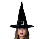 Halloween Heksenhoed Zwart Fluweel, Hobby en Vrije tijd, Feestartikelen, Verzenden, Nieuw