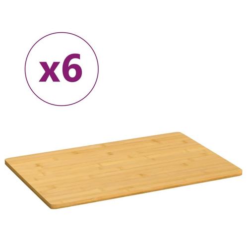 vidaXL Ontbijtborden 6 st 35x23x0,8 cm bamboe, Huis en Inrichting, Keuken | Servies, Nieuw, Verzenden