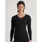 CALIDA Shirt met lange mouwen Silky Wool Joy met kant, Kleding | Dames, T-shirts, Verzenden, Nieuw