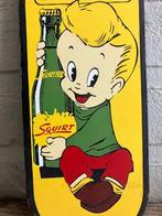 Zeldzame Squirt Soda deurbordje - Reclamebord - Emaille