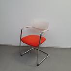 Rovo vergaderstoel - met nieuwe oranje stoffering, Huis en Inrichting, Stoelen, Ophalen of Verzenden, Nieuw