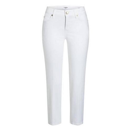 Cambio • witte Paris Straight Short jeans • 36, Kleding | Dames, Broeken en Pantalons, Wit, Nieuw, Maat 36 (S), Verzenden