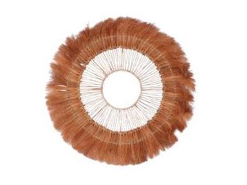 Veiling - Surya Wandornament Bananenvezel Ø70 cm beschikbaar voor biedingen