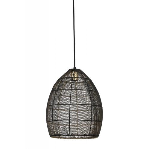 SALE: -17% Light & Living Hanglamp Meya - Metaal - Zwart -, Huis en Inrichting, Lampen | Hanglampen, Nieuw, Overige materialen