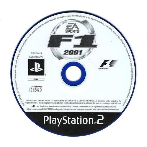 F1 2001 (losse disc) (PlayStation 2), Spelcomputers en Games, Games | Sony PlayStation 2, Gebruikt, Verzenden