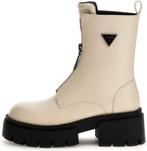 Guess Leila Dames Veterboots Kuntstleer Milk - Maat 37, Verzenden, Nieuw
