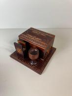 Sigarendoos - Vintage houten mid Century Sigarettendoosje -, Antiek en Kunst, Curiosa en Brocante