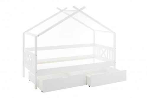 Speel- en slaapbed voor kinderen - Huisbed 90x200 cm met..., Kinderen en Baby's, Kinderkamer | Bedden, Nieuw, Ophalen of Verzenden