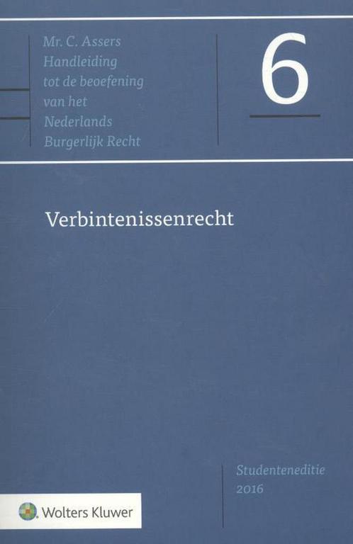 9789013135015 Asser-serie 6 -   Verbintenissenrecht, Boeken, Schoolboeken, Zo goed als nieuw, Verzenden