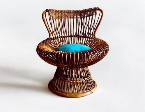 Bonacina - Franco Albini - Margherita - Stoel - Wicker, Antiek en Kunst, Antiek | Meubels | Stoelen en Banken