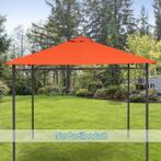 TRUUSK Vervangend Paviljoen Dak - Oranje Polyester - Zonnesc, Tuin en Terras, Verzenden, Nieuw