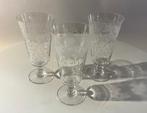 Baccarat - 3 kristallen vazen/glazen – geëtst druiven- en