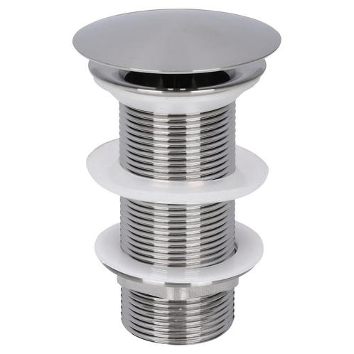 Wastafel Afvoerplug Differnz Always Open 10 cm Mat Chroom, Doe-het-zelf en Verbouw, Buizen en Afvoer, Overige typen, Nieuw, Ophalen of Verzenden