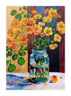 Mar Legón - Flores Amarillas - XL (NO RESERVE), Antiek en Kunst