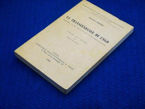 Jean-Paul Sartre - La Transcendance de l’Ego [envoi, Antiek en Kunst, Antiek | Boeken en Bijbels
