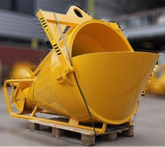 Betonkubel staand liggend onder of zijlossing, Zakelijke goederen, Machines en Bouw | Keten en Containers