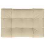 Palletkussen Beige - OP=OP! Comfort voor buiten!, Huis en Inrichting, Ophalen of Verzenden, Nieuw, Beige, Rechthoekig