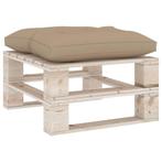 Vloerpalletkussen 60x61x10 cm beige (Tafels-Stoelen), Nieuw, Verzenden