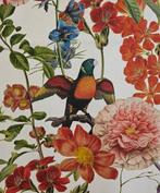 Exclusief stof Parrots Paradise met papegaaien - artistiek