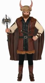 Viking Kostuum Bruin Heren, Kleding | Heren, Carnavalskleding en Feestkleding, Nieuw, Verzenden