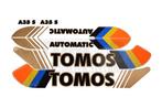 Tomos Stickerset standaard automatic goud / zwart / blauw..., Ophalen of Verzenden, Nieuw