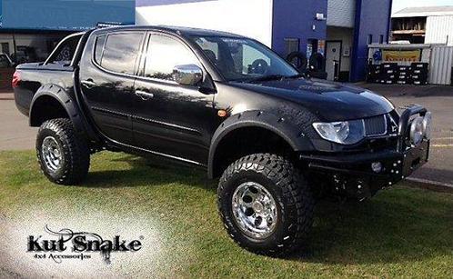 Spatbord verbreders voor Mitsubishi L200 - 95 mm breed, Auto-onderdelen, Carrosserie en Plaatwerk, Ophalen of Verzenden