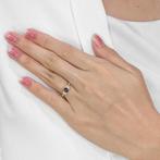 Ring - 18 karaat Geel goud - 0.34ct. tw. Saffier - Diamant, Sieraden, Tassen en Uiterlijk, Ringen, Nieuw