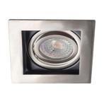 Inbouwspot Evia | Kantelbaar | Vierkant | Aluminium met zwar, Huis en Inrichting, Lampen | Spots, Verzenden, Nieuw