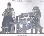 Hitlers aanbod aan Nederland op spotprent (lijst optie), Verzenden