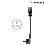 Wieland GST18/3P (3-polig) Netsnoer 2 meter 3×1.5mm2, Ophalen of Verzenden, Nieuw