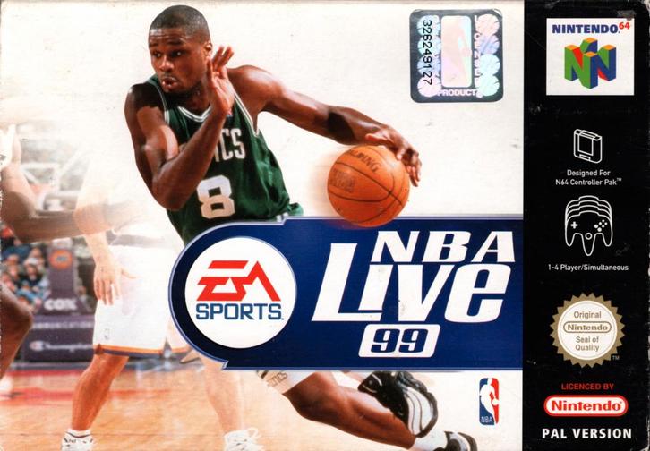 N64 NBA Live 99 (In doos), Spelcomputers en Games, Spelcomputers | Nintendo 64, Zo goed als nieuw, Verzenden