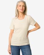 HEMA Dames T-shirt o-hals gebroken wit, Verzenden, Nieuw