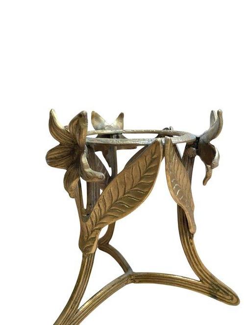 Wierookbrander standaard - Verguld messing, Antiek en Kunst, Kunst | Designobjecten