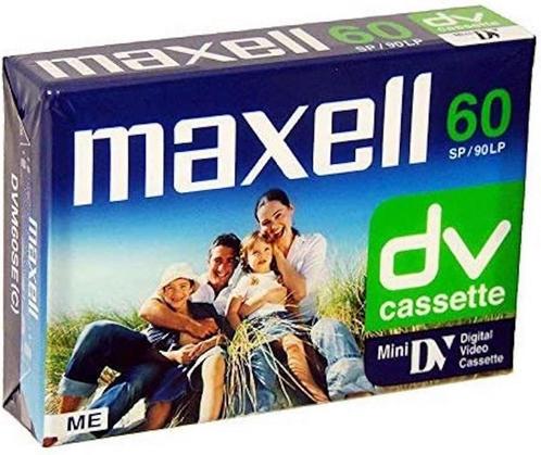 Maxell DVM 60 - MiniDV tape - DV Video (Nieuw), Audio, Tv en Foto, Fotocamera's Digitaal, Nieuw, Verzenden