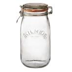 Weckpot glas met beugelsluiting 1,5L | 13,7x11,3x23(h)cm, Verzenden, Nieuw in verpakking