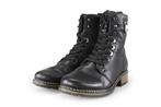 Rieker Veterboots in maat 38 Zwart | 10% extra korting, Kleding | Dames, Schoenen, Verzenden, Zwart, Overige typen, Zo goed als nieuw