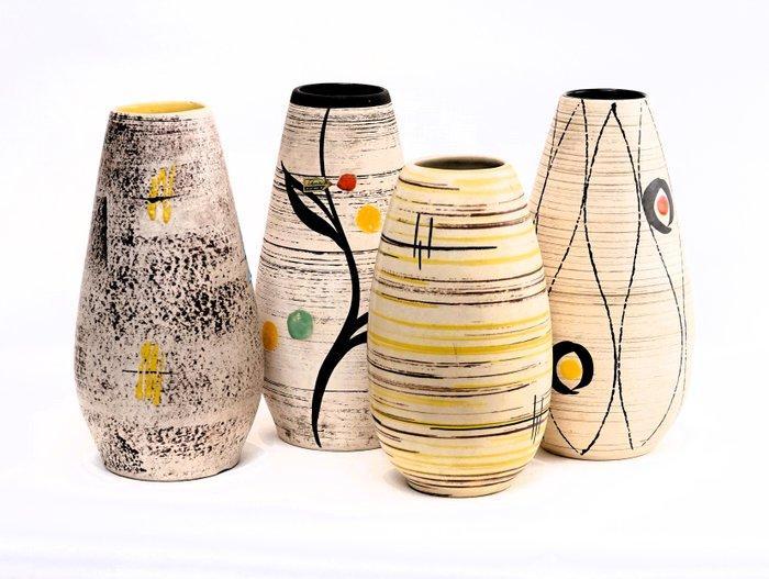 Scheurich, BAY, Jasba, West Germany - Vaas (4) - Keramiek, Antiek en Kunst, Antiek | Glas en Kristal