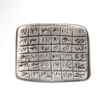 Middeleeuws Zilver Talismanring met magische