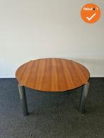 Ahrend 1030 vergadertafel - Rond 160cm - Bruin, Vergader- of Presentatieruimte, Ophalen of Verzenden, Gebruikt, Tafel