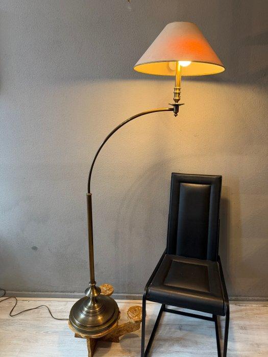 Gebogen vloerlamp - Messing - Lamp met hoogte van 193 cm, Antiek en Kunst, Curiosa en Brocante